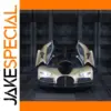 1:24 Metallic Gold Bugatti Supercar Model
