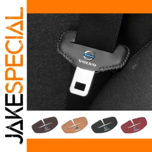 Leather Seatbelt Buckle Protector for Volvo Models