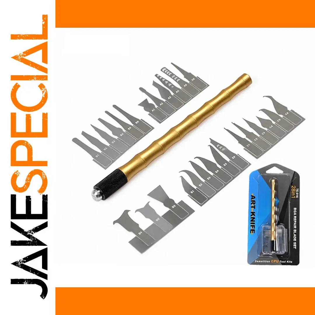 28-in-1 BGA Repair Blade Set for Electronics 1 28-in-1 BGA Repair Blade Set for Electronics