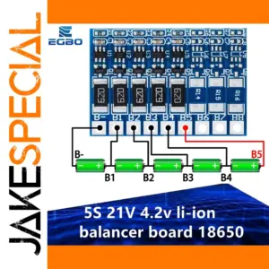 5S Lithium-ion Battery Balancer Board for 18650