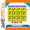Waterproof CCTV Warning Signs Set 10-Pack