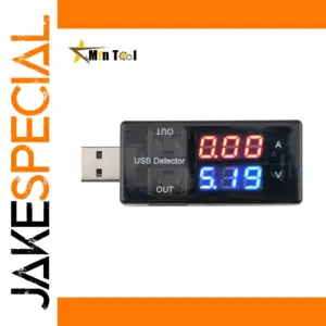 Dual USB Voltage and Current Tester for Accurate Readings