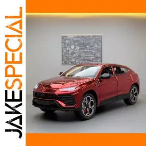 1:24 Scale Diecast Off-Road SUV Model in Red
