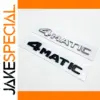 Mercedes-Benz 4MATIC Badge Set in Silver or Matte Black