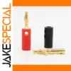 Premium 4mm Gold Banana Plug Set for Audio