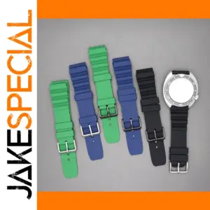Vibrant 22mm Rubber Watch Strap for Tuna Models