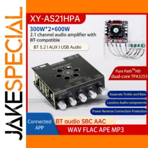 High-Power Bluetooth Amplifier Board 600W