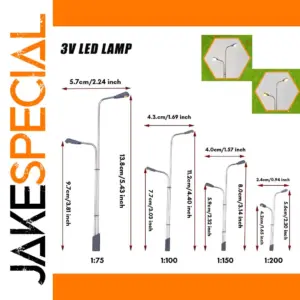Miniature LED Street Lamps for Models