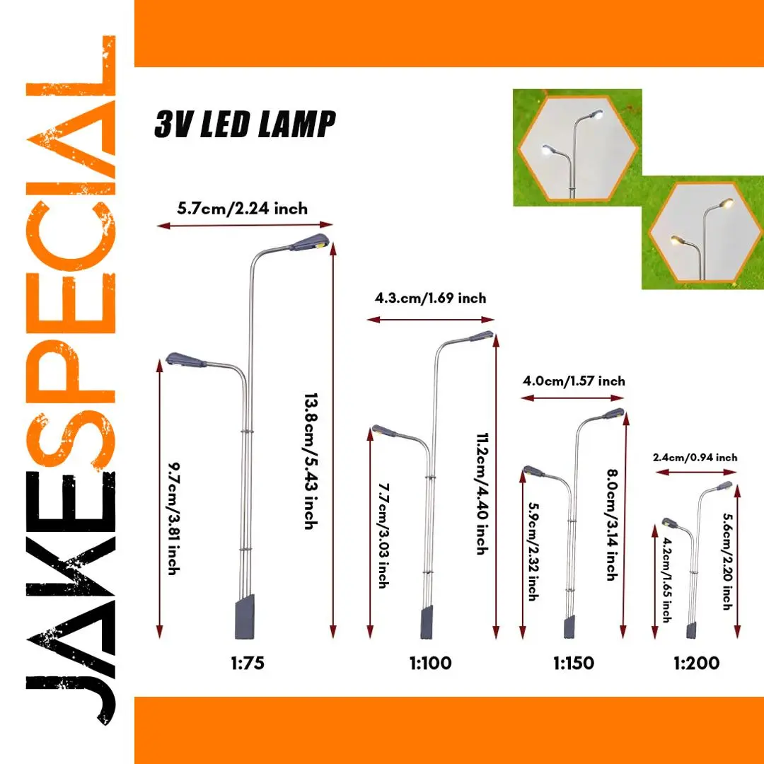 Miniature LED Street Lamps for Models 1 Miniature LED Street Lamps for Models