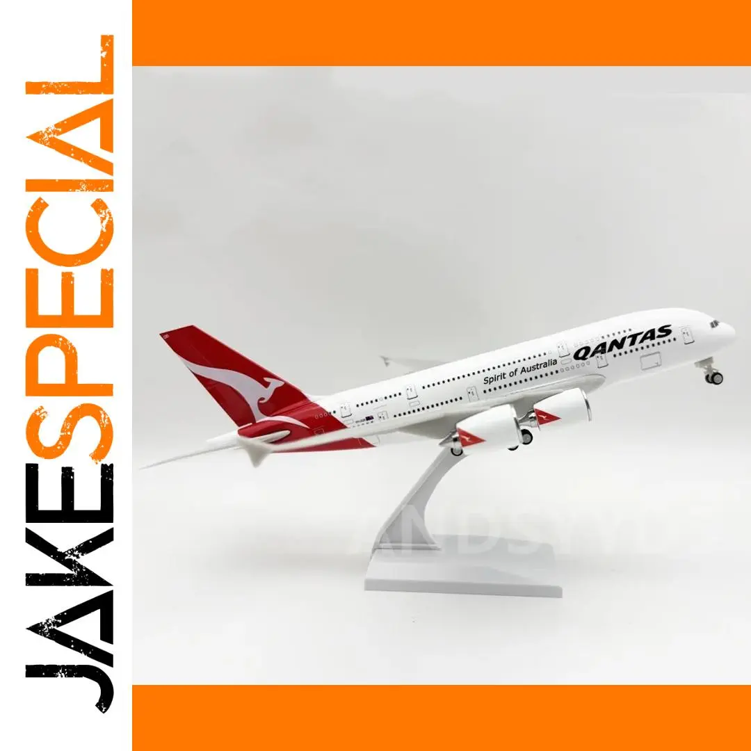 Qantas Airbus A380 Model 30cm Resin Replica 1 Qantas Airbus A380 Model 30cm Resin Replica