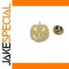 Halloween Pumpkin Lantern Brooch in Golden, Silver, Black