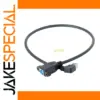 50cm USB B Male to Panel Mount Extension Cable