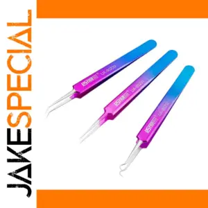 Colored Alloy Precision Tweezers Set Model 90230-90232