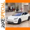 1:24 Scale Model 3 Alloy Car in White