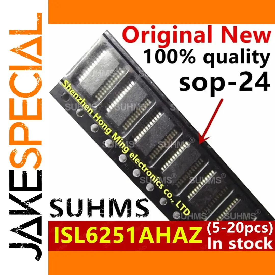 ISL6251AHAZ Drive IC Chipset SOP-24 (Set of 5-20) 1 ISL6251AHAZ Drive IC Chipset SOP-24 (Set of 5-20)