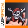 Pirate Skull Embroidered Patch 9.4 x 7.1 cm