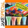 Reusable Flexi Straws for Drinks (100-1000 pcs)