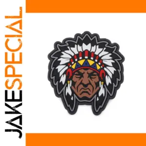 Native American Chief PVC Tactics Patch