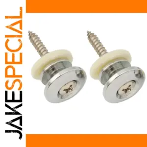 Steel G-type Strap Buttons for Guitar and Bass