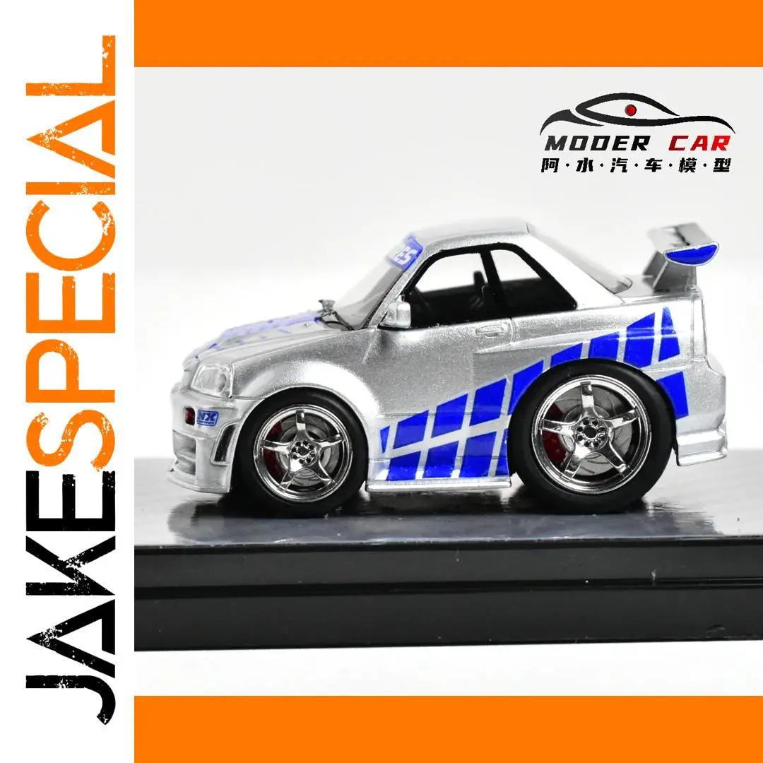 Nissan Skyline R34 1:64 Scale Diecast Model 1 Nissan Skyline R34 1:64 Scale Diecast Model