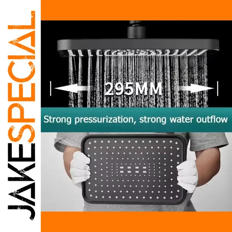 Elevate Your Bathroom with the High-Pressure 12-Inch Rainfall Showerhead 1 5157eaea15c949738fa84702 product image