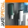 Modern Wall-Mounted Cup Dispenser in Green and White