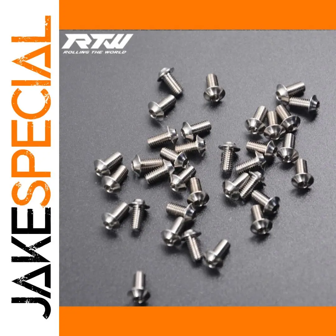 Titanium Alloy UFO Cone Head Screw Set 1 Titanium Alloy UFO Cone Head Screw Set