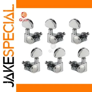 Semi-Circular Guitar Handle in Chrome & Black