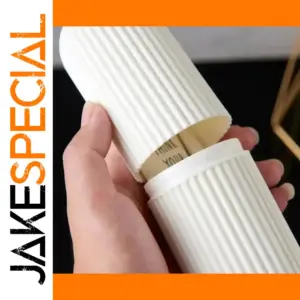 Travel Toothbrush Cup with Lid and Grip