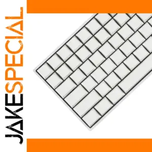 White Cherry Profile PBT Keycaps Set for Mechanical Keyboards