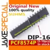 Black DIP-16 PCF8574P I/O Expander Chips (5 or 10 Pack)