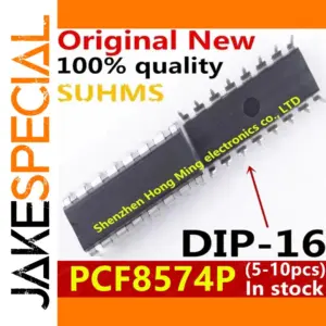Black DIP-16 PCF8574P I/O Expander Chips (5 or 10 Pack)