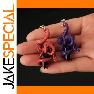 Octopus Keychain with Vibrant Colors