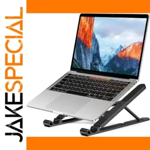 Black Ergonomic Laptop Stand for 10-15.6" Devices