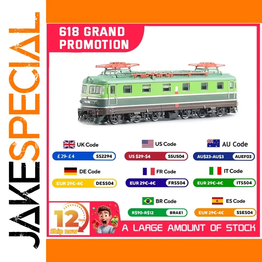 Russian CHS2 Model 1:87 Diecast Locomotive 1 Russian CHS2 Model 1:87 Diecast Locomotive