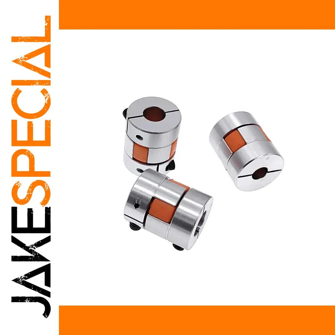 Flexible Aluminum Stepper Shaft Coupler 30mm, Fits 4-12.7mm Shafts 1 Flexible Aluminum Stepper Shaft Coupler 30mm, Fits 4-12.7mm Shafts