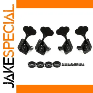 Black Bass Tuning Pegs for Precision Guitar