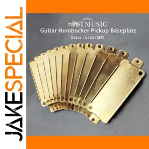 Brass Mini Humbucker Pickup Baseplates Set