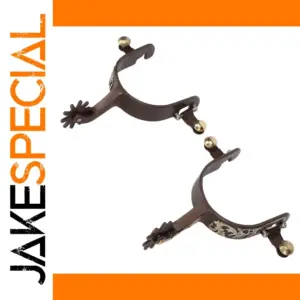 Vintage Cowboy Spurs with Antique Brass Finish