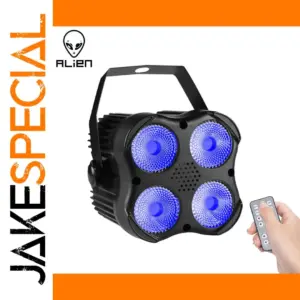 Compact RGBW LED Stage Light with DMX Controls