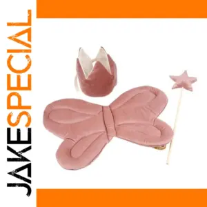 Children's Fairy Costume Props Set with Wings, Crown, and Wand