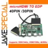 40PIN HDMI to EDP Driver Board for LCD Displays