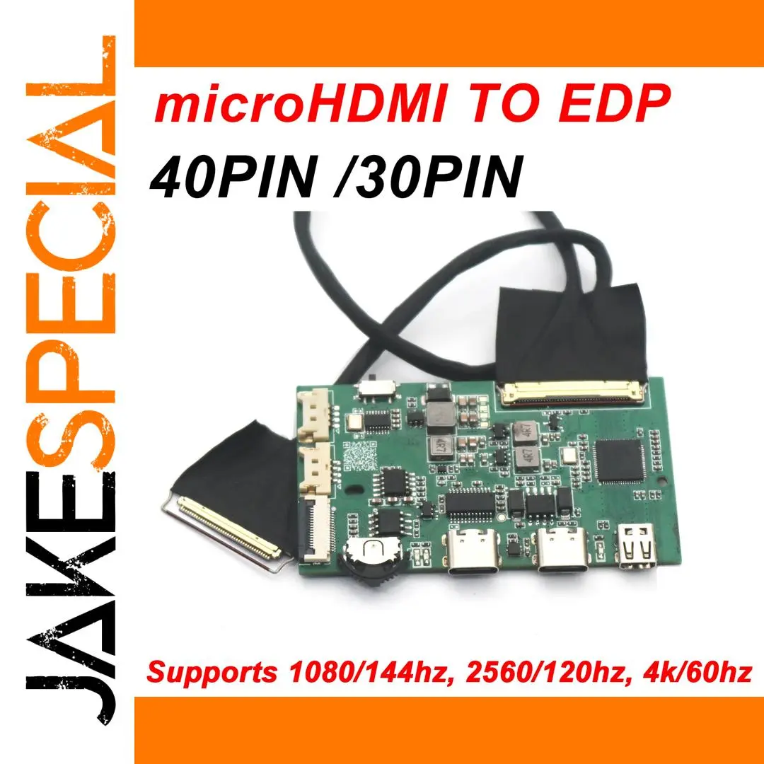 40PIN HDMI to EDP Driver Board for LCD Displays 1 40PIN HDMI to EDP Driver Board for LCD Displays