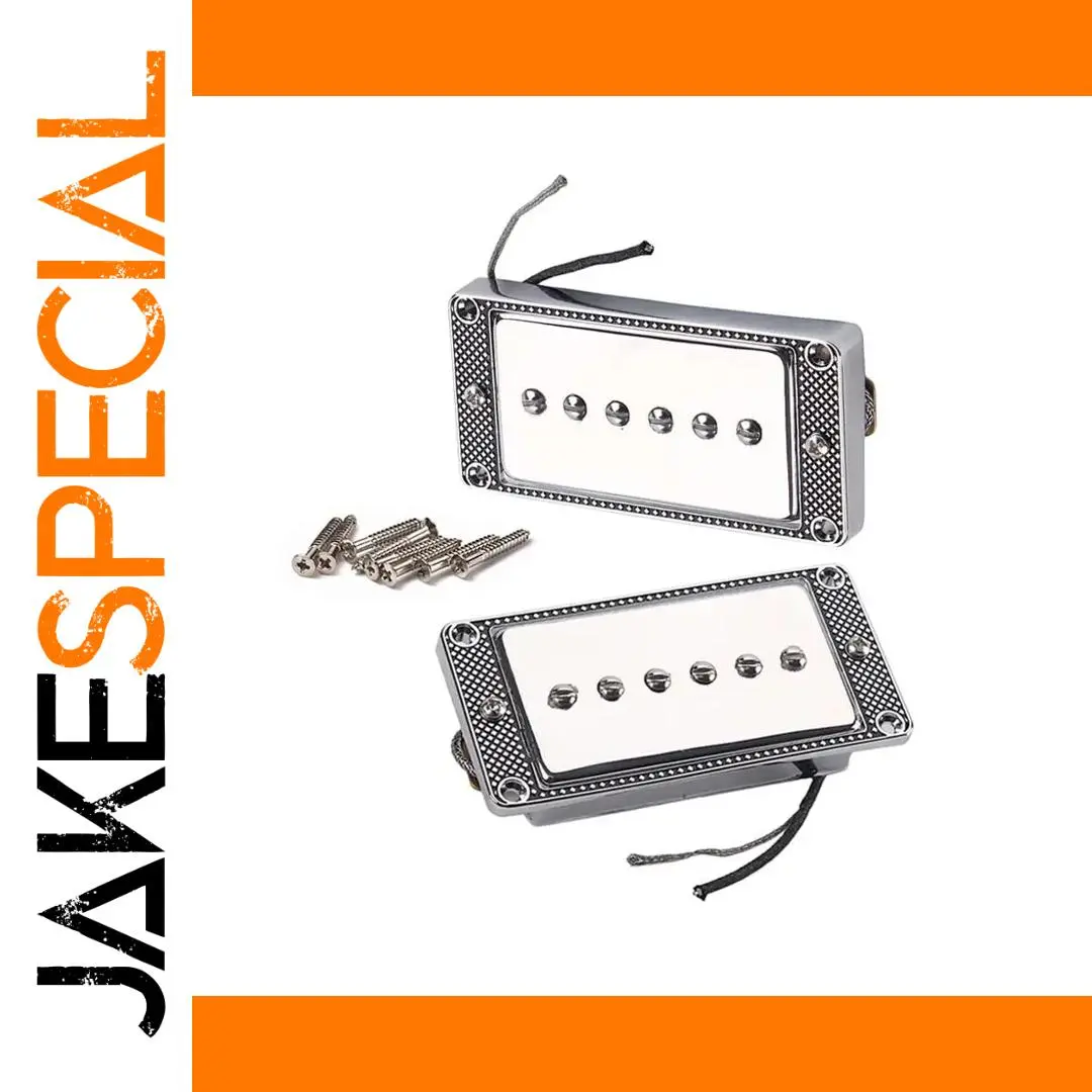 Silver Modern Single-Coil Pickup Set for Guitars 1 Silver Modern Single-Coil Pickup Set for Guitars