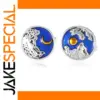 Celestial Night Sky Cufflinks for Men & Women