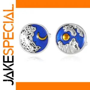 Celestial Night Sky Cufflinks for Men & Women