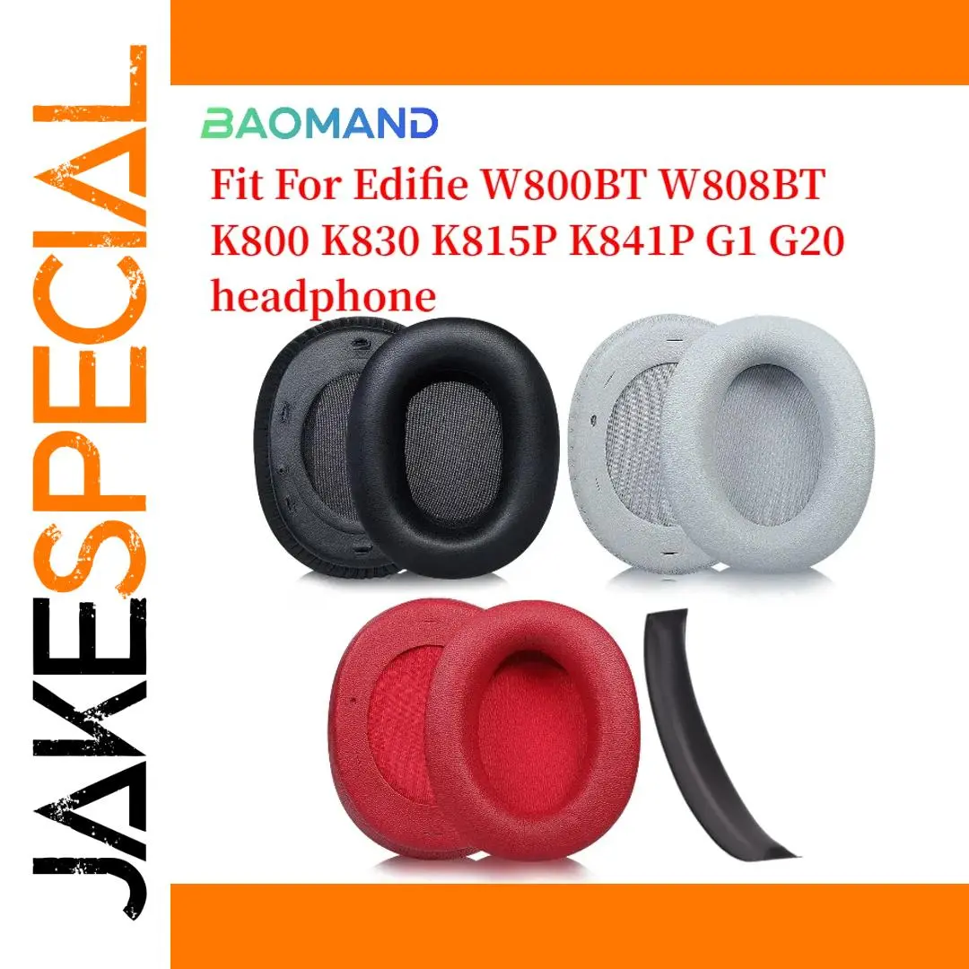 Edifie Ear Pads Set for W800BT, K830, G1 & More 1 Edifie Ear Pads Set for W800BT, K830, G1 & More
