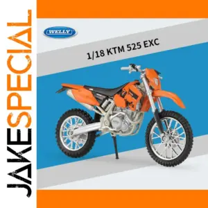 Vibrant Orange KTM 1:18 Scale Diecast Model