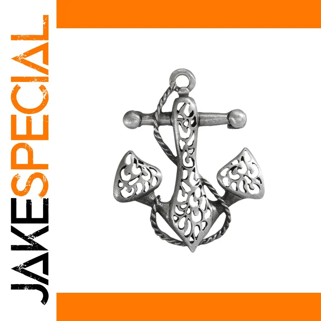 Vintage Maritime Anchor Brooch - Unisex Nautical Accessory 1 Vintage Maritime Anchor Brooch - Unisex Nautical Accessory