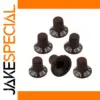 Brown Guitar Amplifier Control Knobs Set